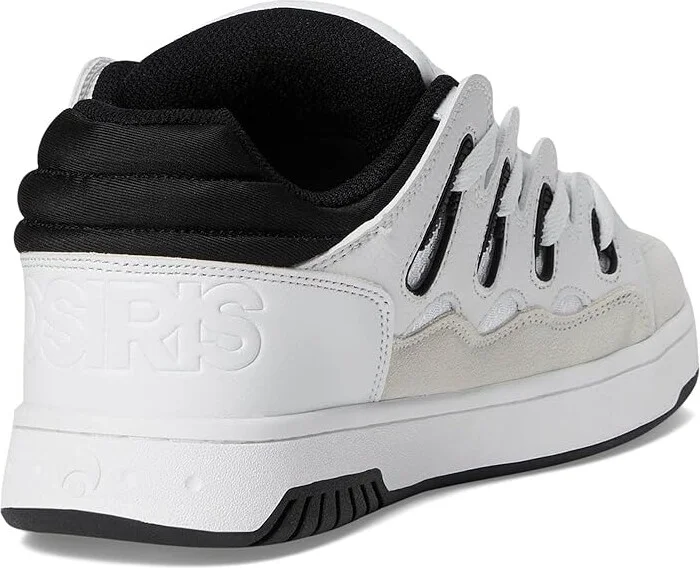 Osiris D3 S Men's Shoes White/Black/White : 10 D - Medium, Faux Leather - Image 4