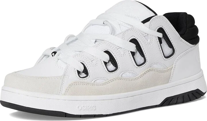 Osiris D3 S Men's Shoes White/Black/White : 10 D - Medium, Faux Leather - Image 5