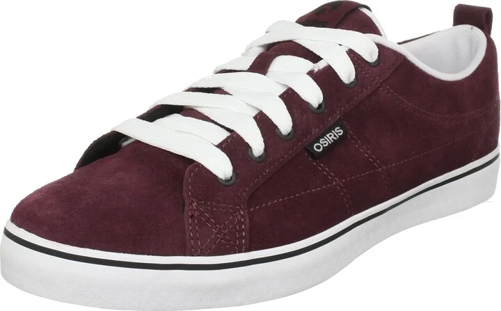 Burgundy/White/Black