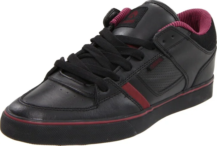 Black/Burgandy/Rr-burns Leather