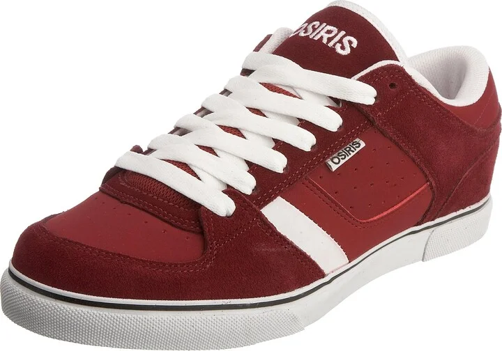 Burgandy/White