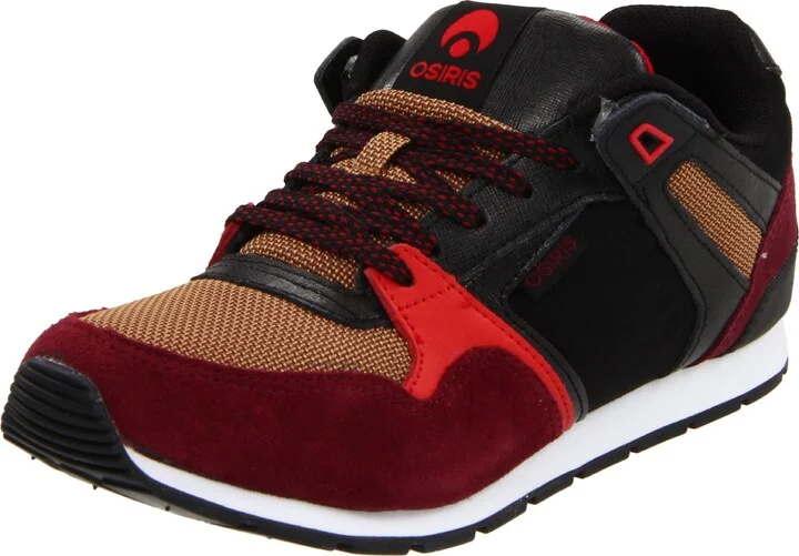 Burgandy/Black/Red