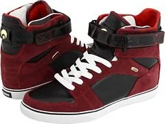 Burgundy/Black/Red