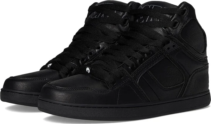 Osiris NYC 83 CLK Men's Shoes Black/Black/Wrinkle : 9 D - Medium, Faux Leather