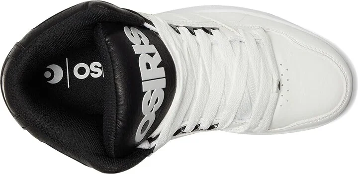 Osiris NYC 83 CLK Men's Shoes Black/White/White : 8 D - Medium, Faux Leather - Image 2