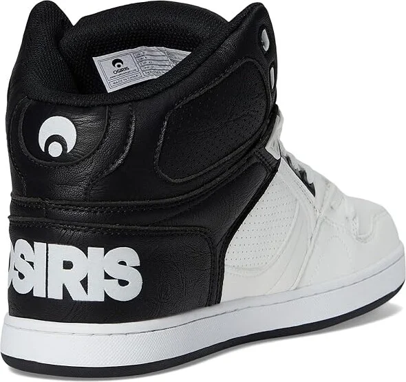 Osiris NYC 83 CLK Men's Shoes Black/White/White : 8 D - Medium, Faux Leather - Image 4