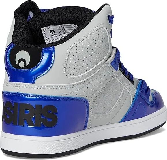 Osiris NYC 83 CLK Men's Shoes Blue/Grey/White : 10 D - Medium, Faux Leather - Image 4