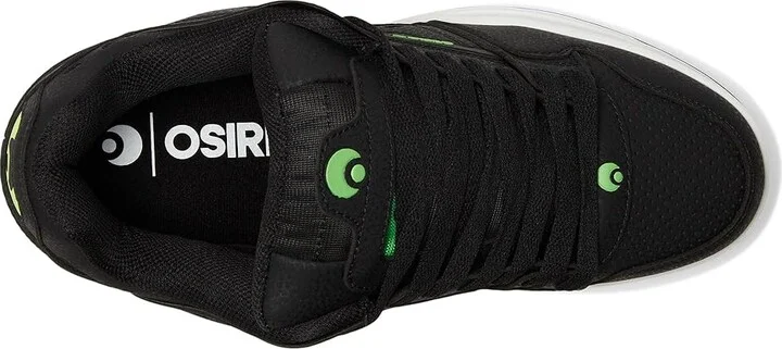Osiris Peril Men's Skate Shoes Black/Black/Green : 9.5 D - Medium, Synthetic - Image 2