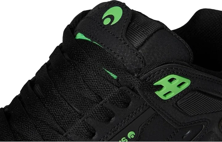 Osiris Peril Men's Skate Shoes Black/Black/Green : 9.5 D - Medium, Synthetic - Image 7