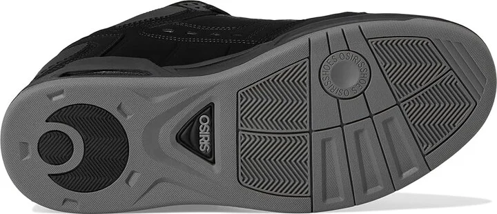 Osiris Peril Men's Skate Shoes Black/Black/Grey : 10 D - Medium, Synthetic - Image 3