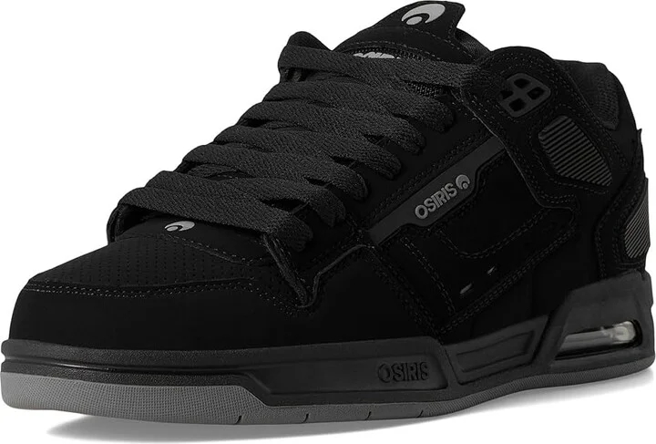 Osiris Peril Men's Skate Shoes Black/Black/Grey : 10 D - Medium, Synthetic - Image 5
