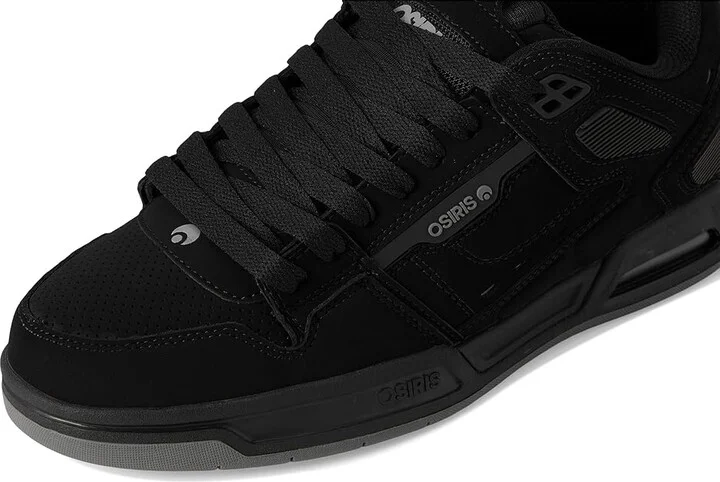 Osiris Peril Men's Skate Shoes Black/Black/Grey : 10 D - Medium, Synthetic - Image 7