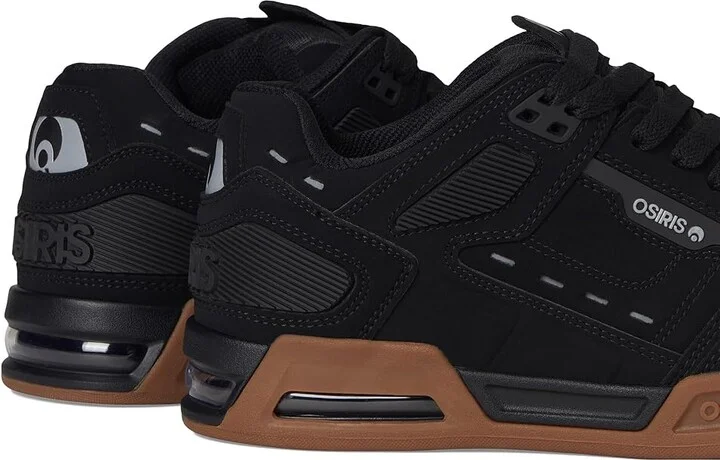 Osiris Peril Men's Skate Shoes Black/Black/Gum : 8.5 D - Medium, Synthetic - Image 7