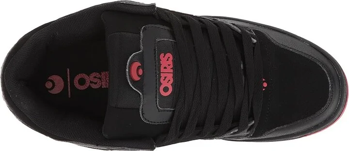 Osiris Peril Men's Skate Shoes Black/Red : 10 D - Medium, Synthetic - Image 3