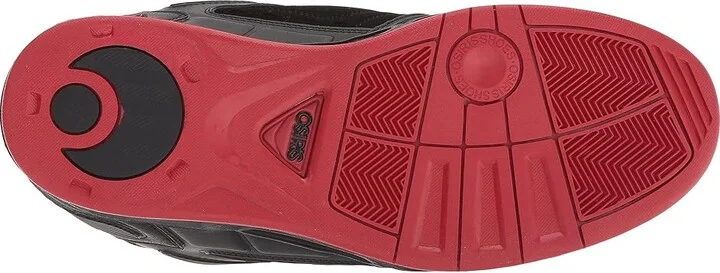Osiris Peril Men's Skate Shoes Black/Red : 10 D - Medium, Synthetic - Image 4