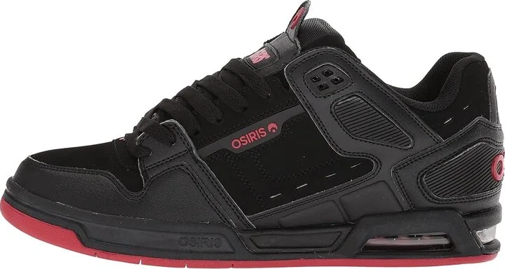 Osiris Peril Men's Skate Shoes Black/Red : 10 D - Medium, Synthetic - Image 7