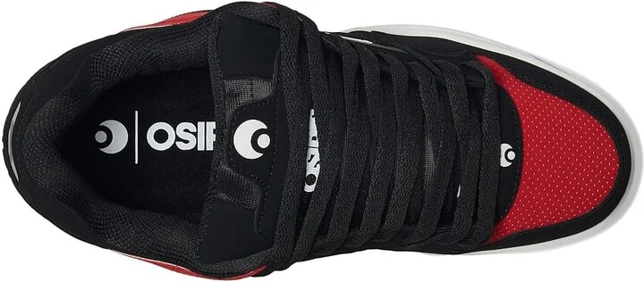 Osiris Peril Men's Skate Shoes Black/White/Red : 6 D - Medium, Synthetic - Image 2