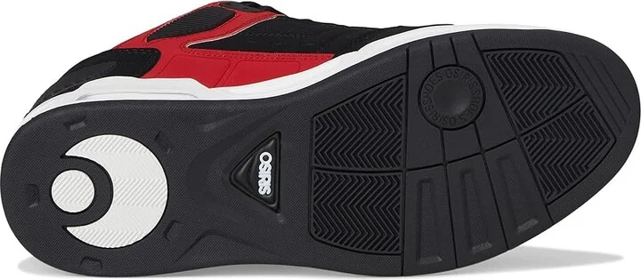 Osiris Peril Men's Skate Shoes Black/White/Red : 6 D - Medium, Synthetic - Image 3