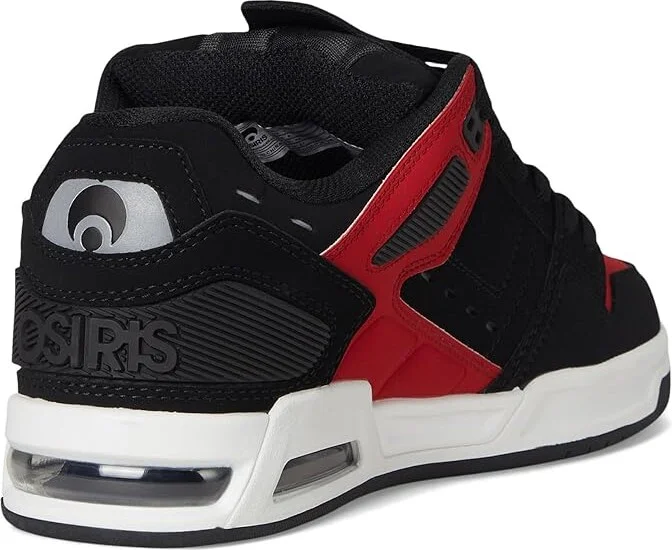 Osiris Peril Men's Skate Shoes Black/White/Red : 6 D - Medium, Synthetic - Image 4