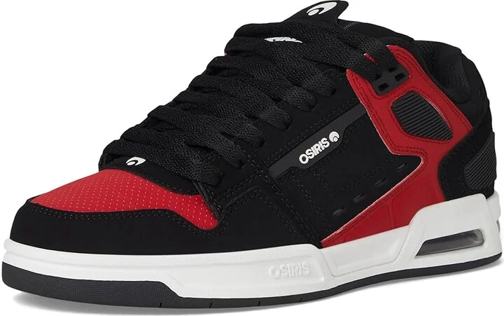 Osiris Peril Men's Skate Shoes Black/White/Red : 6 D - Medium, Synthetic - Image 5