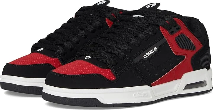 Osiris Peril Men's Skate Shoes Black/White/Red : 6 D - Medium, Synthetic