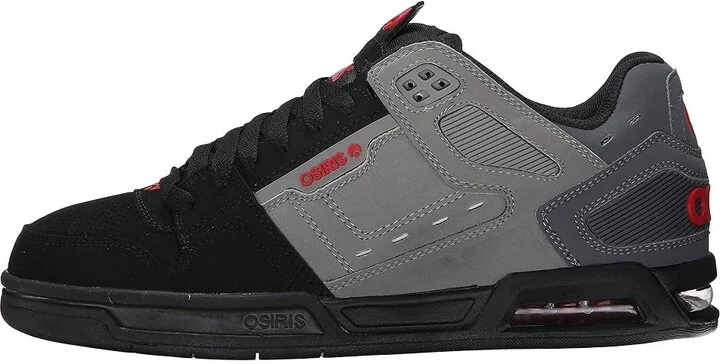 Osiris Peril Men's Skate Shoes Grey/Red : 7.5 D - Medium, Synthetic - Image 7