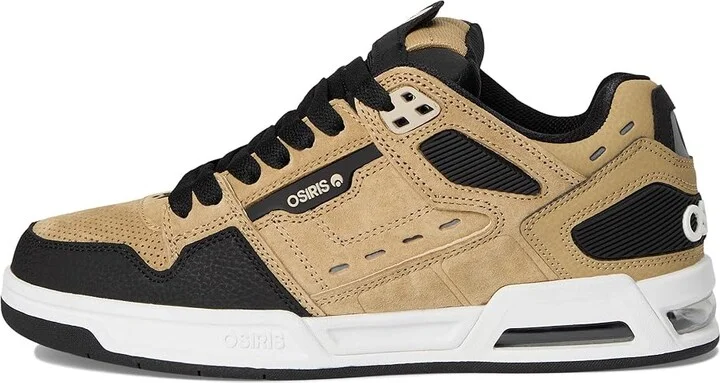 Osiris Peril Men's Skate Shoes Tan/Black/White : 5.5 D - Medium, Synthetic - Image 6