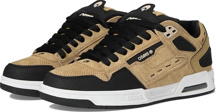 Osiris Peril Men's Skate Shoes Tan/Black/White : 5.5 D - Medium, Synthetic