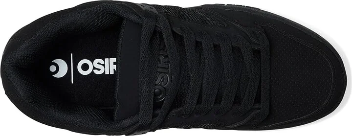 Osiris Pixel Men's Skate Shoes Black/Black/Black : 9.5 D - Medium, Leather - Image 2