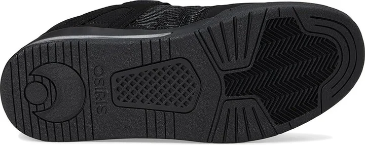 Osiris Pixel Men's Skate Shoes Black/Black/Black : 9.5 D - Medium, Leather - Image 3