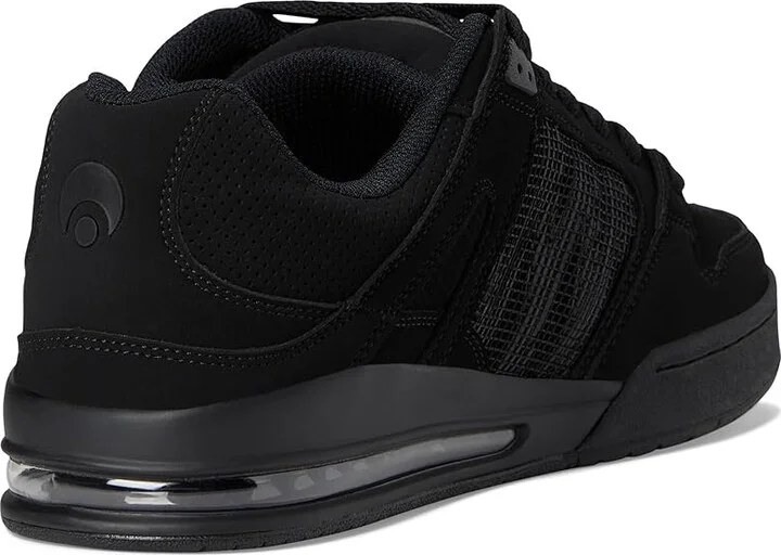 Osiris Pixel Men's Skate Shoes Black/Black/Black : 9.5 D - Medium, Leather - Image 4