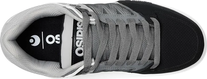 Osiris Pixel Men's Skate Shoes Black/Charcoal/Grey 1 : 6.5 D - Medium, Leather - Image 2