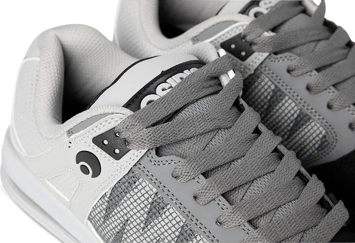 Osiris Pixel Men's Skate Shoes Black/Charcoal/Grey 1 : 6.5 D - Medium, Leather - Image 7