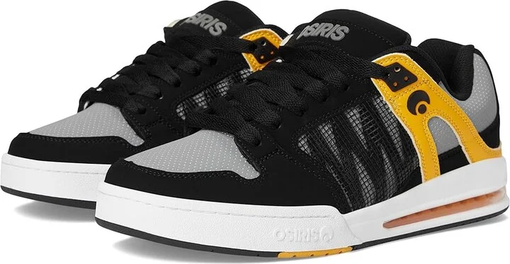 Black,charcoal,yellow