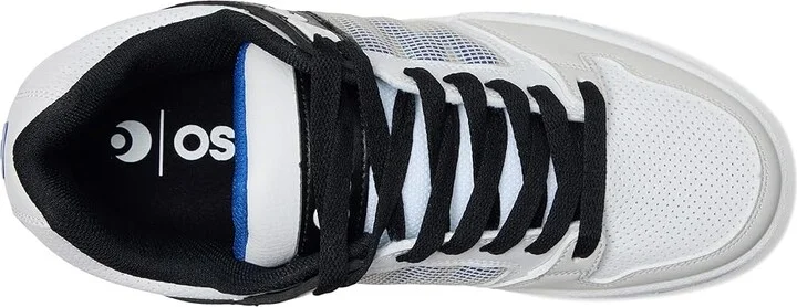 Osiris Pixel Men's Skate Shoes White/Black/Blue : 8 D - Medium, Leather - Image 2