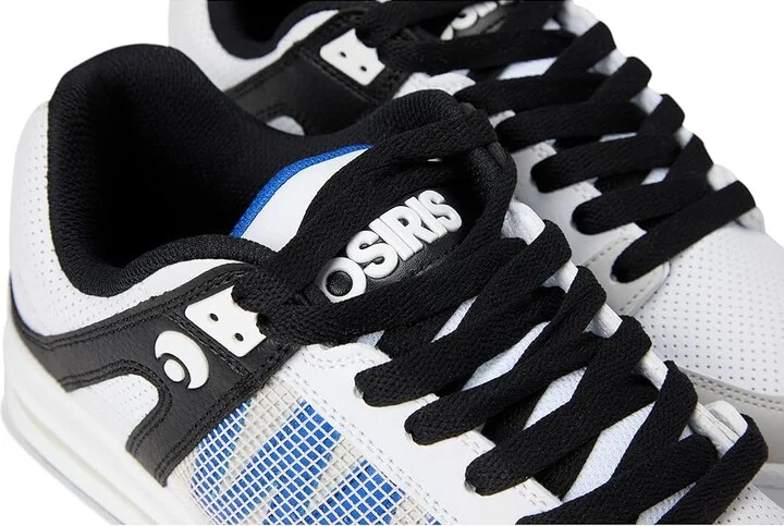 Osiris Pixel Men's Skate Shoes White/Black/Blue : 8 D - Medium, Leather - Image 7