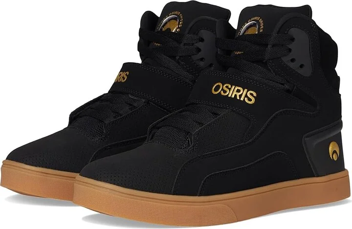 Osiris Rize Ultra Men's Shoes Black/Gold/Gum : 12 D - Medium, Synthetic