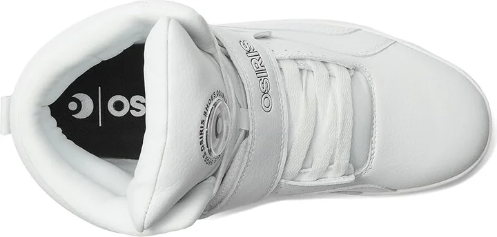 Osiris Rize Ultra Men's Shoes White/Black/White : 6 D - Medium, Synthetic - Image 2