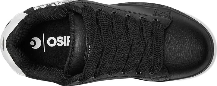 Osiris Troma ALT Men's Shoes Black/White/Black : 10 D - Medium, Leather/Rubber - Image 2