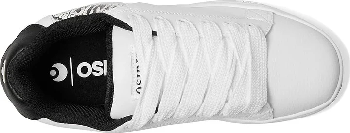 Osiris Troma ALT Men's Shoes White/Black/White : 6.5 D - Medium, Leather/Rubber - Image 2
