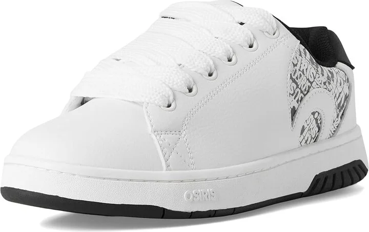 Osiris Troma ALT Men's Shoes White/Black/White : 6.5 D - Medium, Leather/Rubber - Image 5