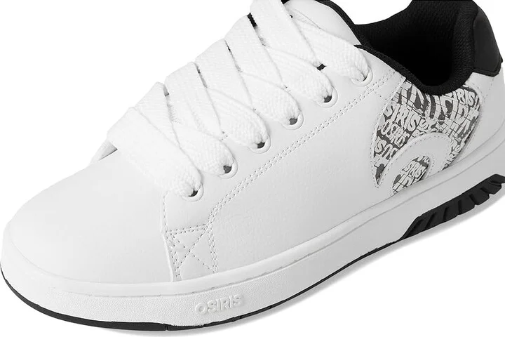 Osiris Troma ALT Men's Shoes White/Black/White : 6.5 D - Medium, Leather/Rubber - Image 7