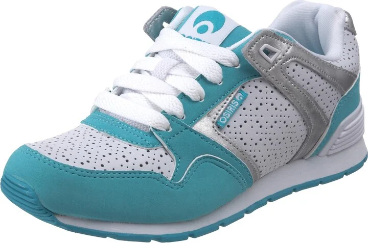 Teal/White/Silver