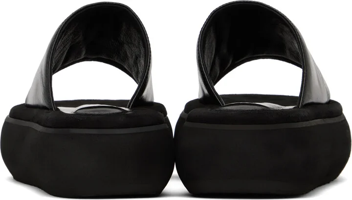 OSOI Black Boat Padded Slides - Image 2