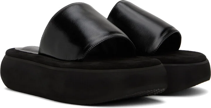 OSOI Black Boat Padded Slides - Image 4