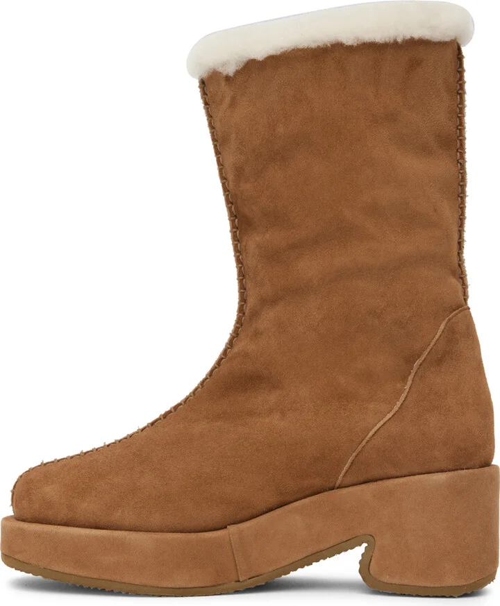 OSOI Tan Toboo Boots - Image 3