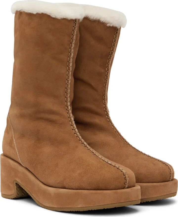 OSOI Tan Toboo Boots - Image 4