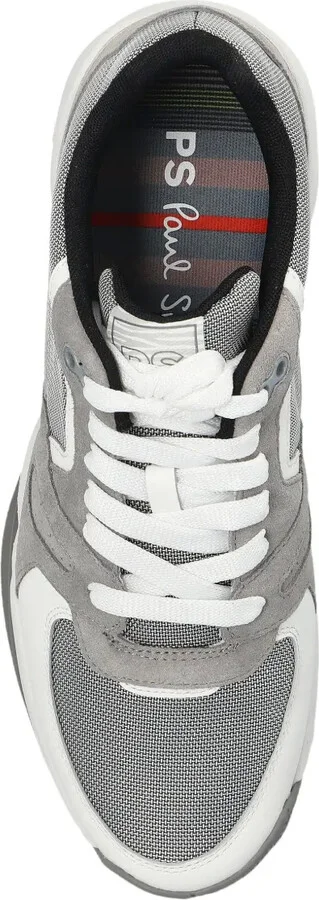 Ossi mesh-panel suede sneakers - Image 3