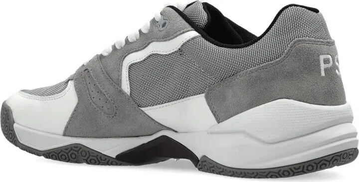 Ossi mesh-panel suede sneakers - Image 4