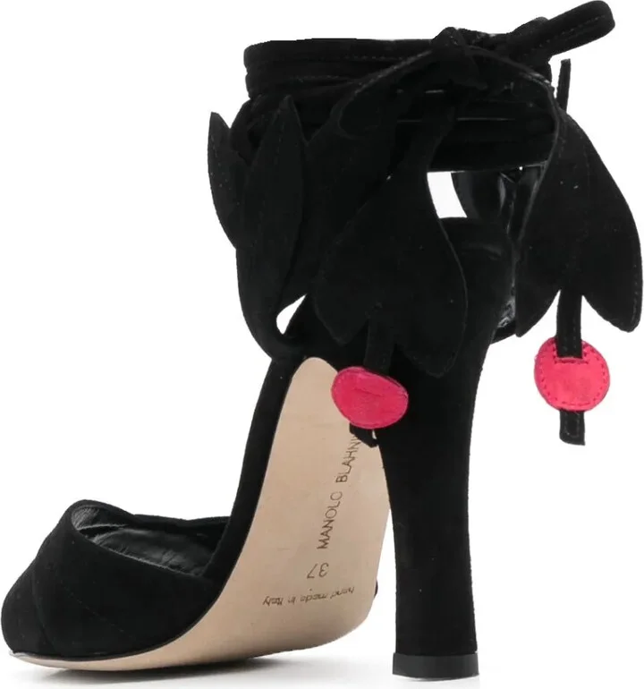 Ossie 100mm open-toe suede sandals - Image 3
